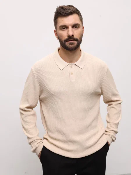 Поло Andreas Moskin бежевое