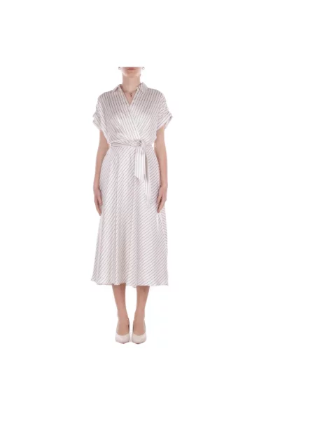 Sukienka Ralph Lauren z twillu beżowa