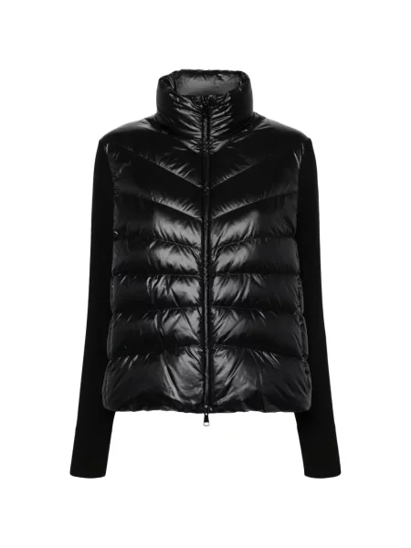 Matlasat pulover Moncler de lână negru