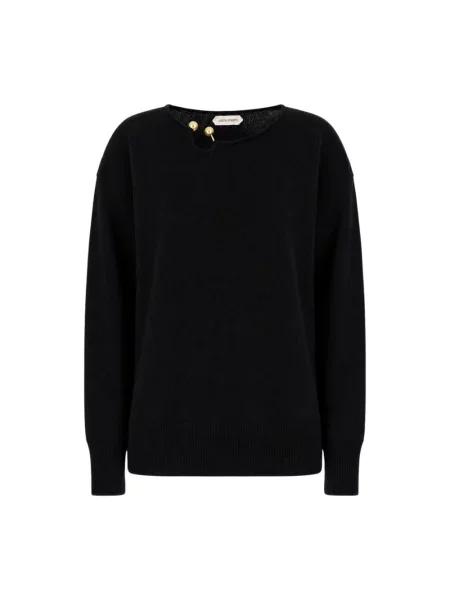 Sweter Alberta Ferretti czarny