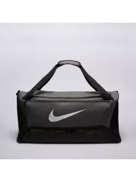 NIKE Sportinis krepšys Brasilia pilka balta juoda