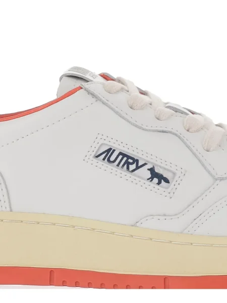 Sneakerși Autry din piele alb