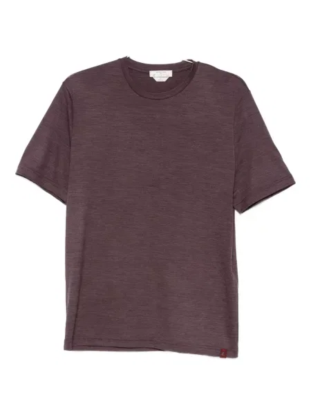 Tricou Jacob Cohën cu decolteu rotund roșu