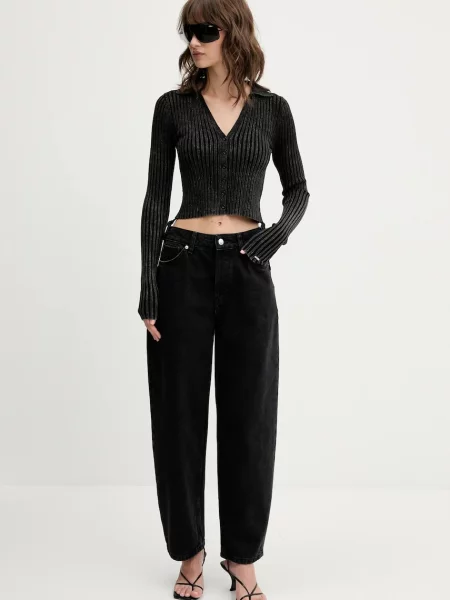 Kardigan Guess Originals lagane crna