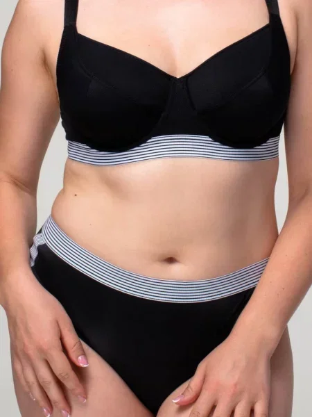 Трусики слип чорні