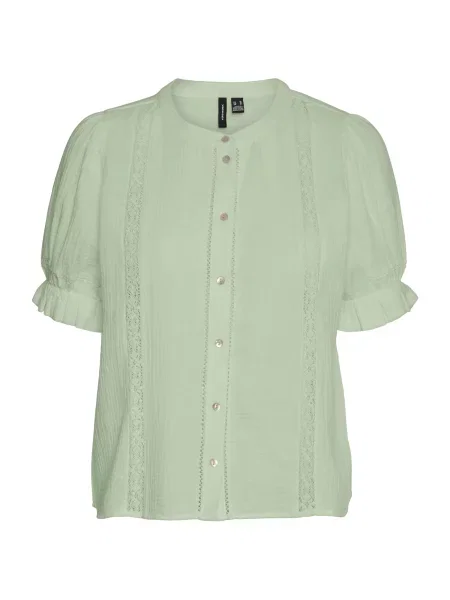 VERO MODA Bluză VMNatali deschis verde