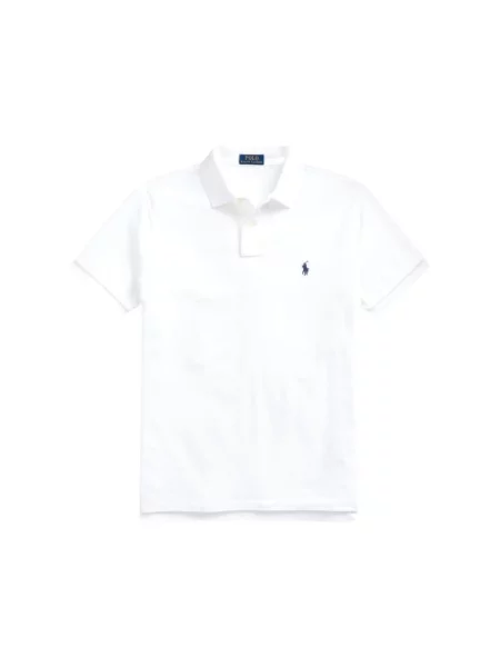 Koszulka polo Polo Ralph Lauren z siateczką biała