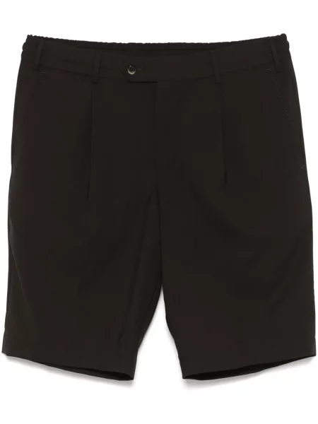 Vlněné bermudy Pt Torino hnědé