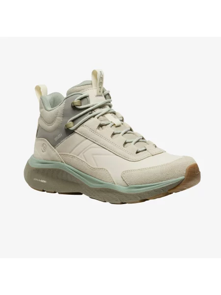Sneakers KEEN Leiki Leather Mid Wp Birch/ Lily Pad EUR