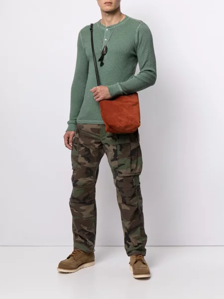 Камуфлажни панталон Ralph Lauren Rrl с принт зелено