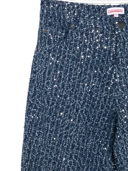 Traperice Charles Jeffrey Loverboy sa šljokicama plava