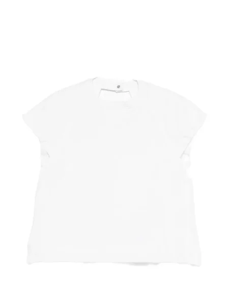 Bluzka Sacai z okrągłym dekoltem biała