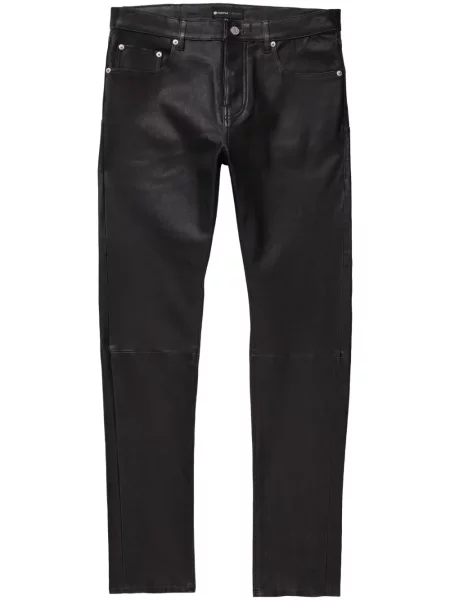 Blugi Purple Brand din piele negru