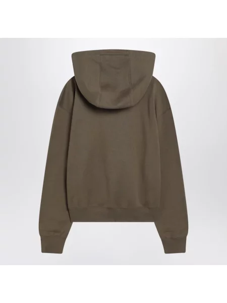Bluza z kapturem Saint Laurent z kapturem zielona