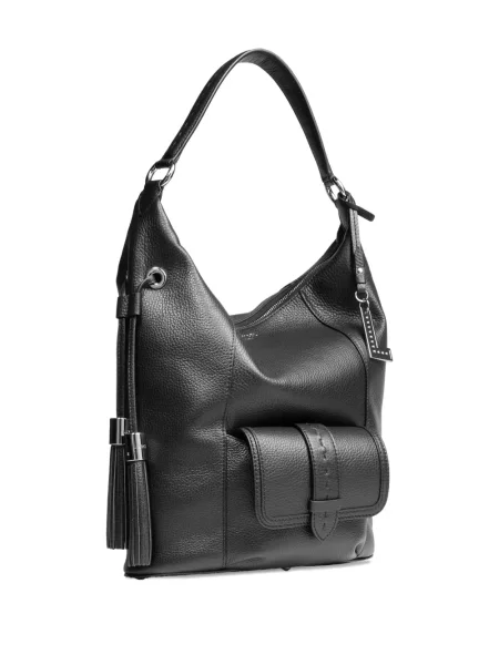 Geanta de piele Lancel din piele negru