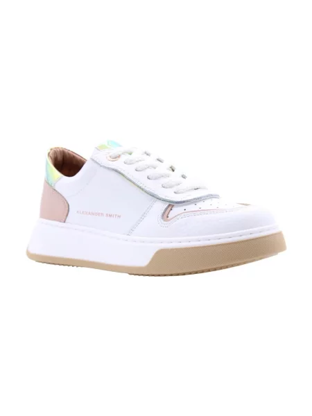 Sneakersy Alexander Smith skórzane białe