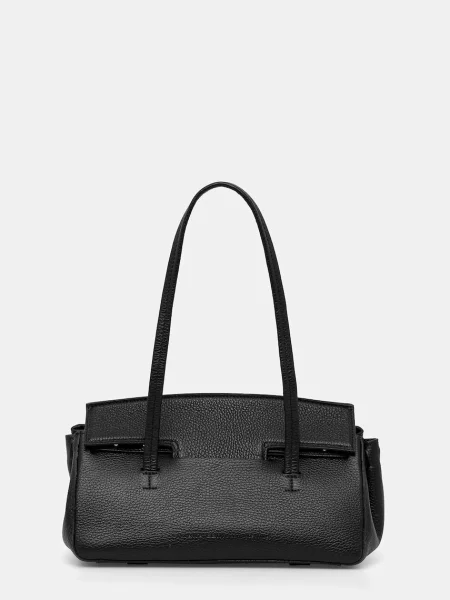 Geanta de piele Liviana Conti din piele negru