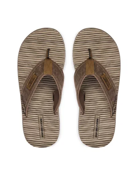 Șlapi Skechers maro