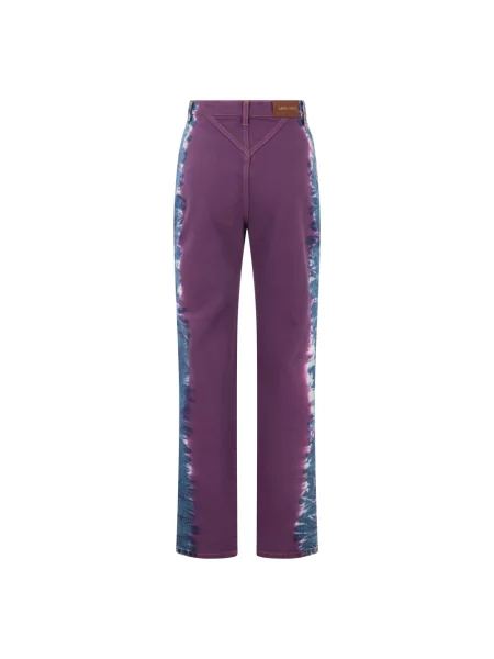 Jeansy Alberta Ferretti fioletowe