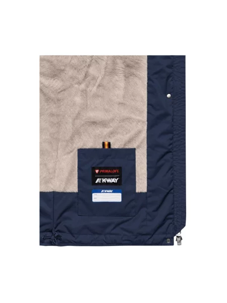 Palton K-way albastru