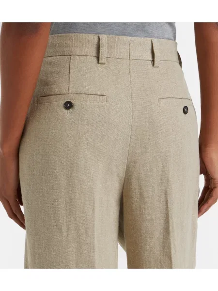 Decupat pantaloni Toteme de in bej