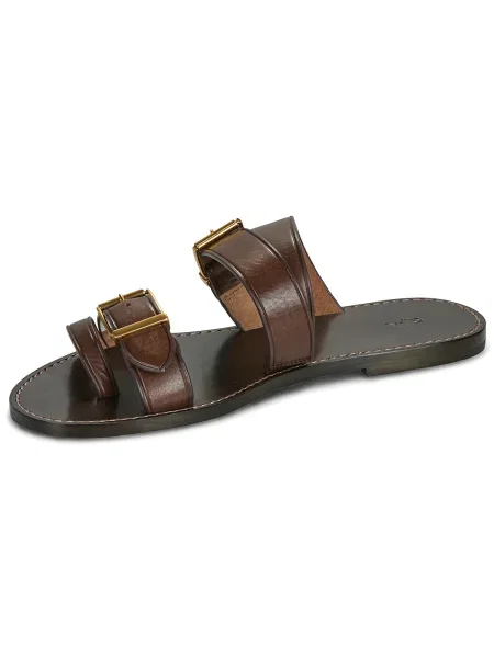 Pantofi Polo Ralph Lauren cu cataramă maro