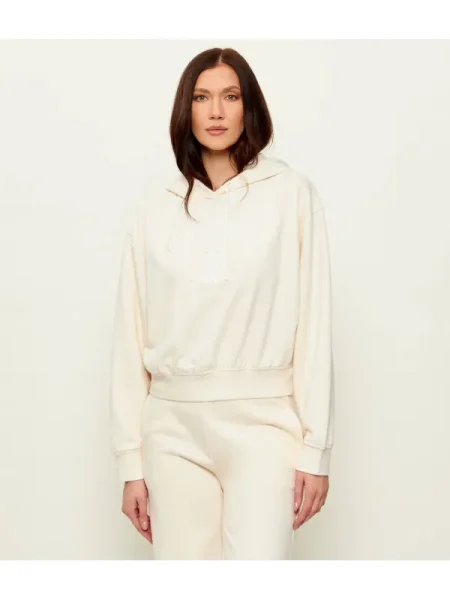 GUESS ACTIVE Hanorac YAYOI | Cropped Fit alb