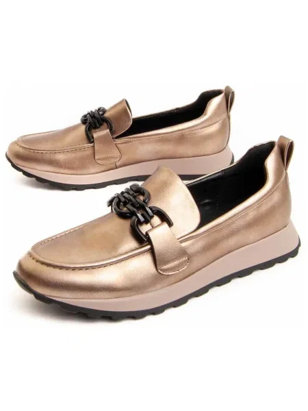 Pantofi Montevita auriu