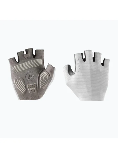 Mănuși de ciclism pentru bărbați Castelli Espresso ivory