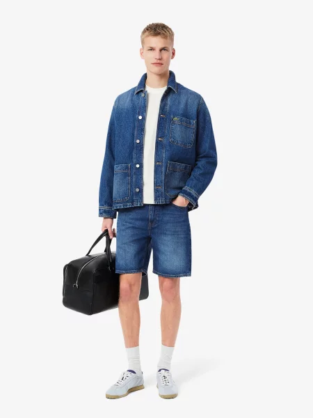 Джинсовые шорты Lacoste синие
