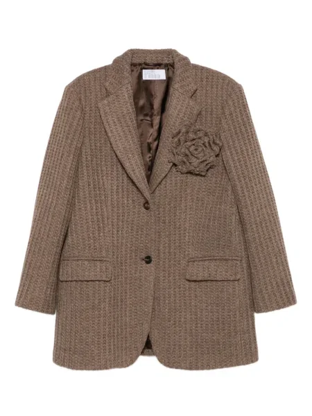 Marynarka Giuseppe Di Morabito prążkowana różowa