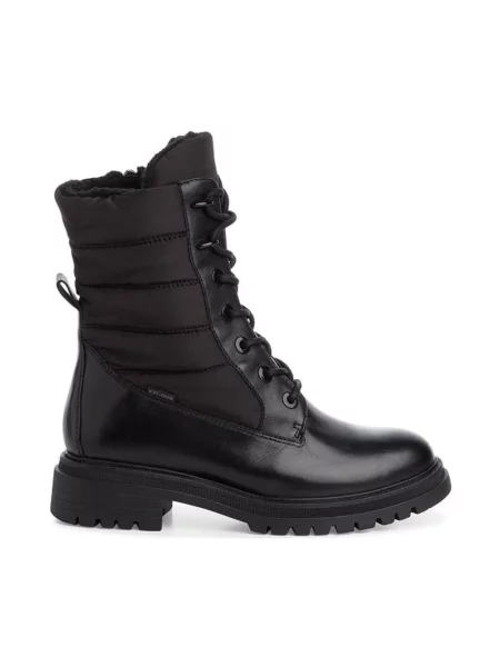 Buty do kostki Tamaris skórzane czarne