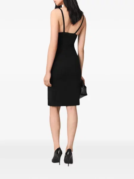 Rochie midi Stella Mccartney din dantelă negru