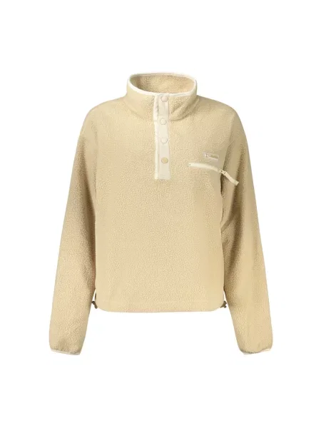Bluza polarowa Columbia Helvetia II Cropped Half Snap Fleece ancient fossil/dark stone/chalk beżowa