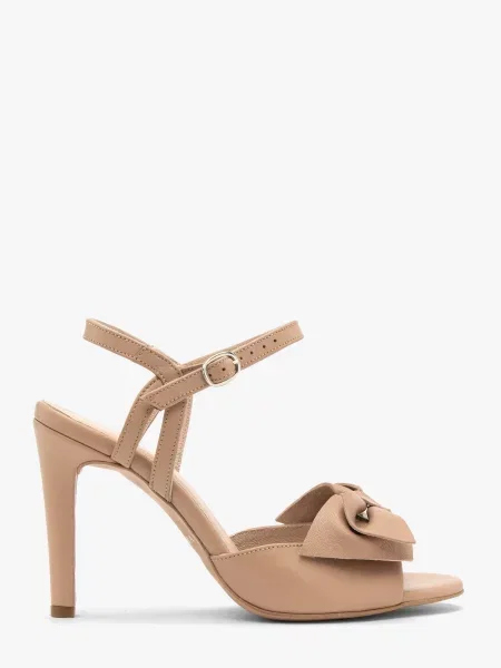 Шкіряні Босоніжки RYLKO бежевий