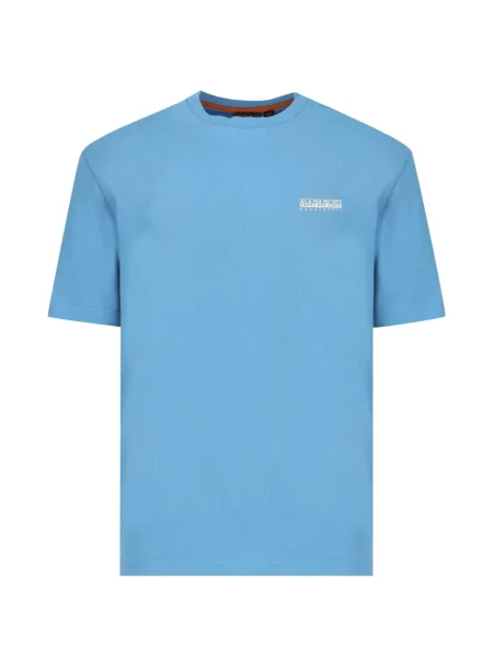 Tricou Napapijri cu imagine albastru