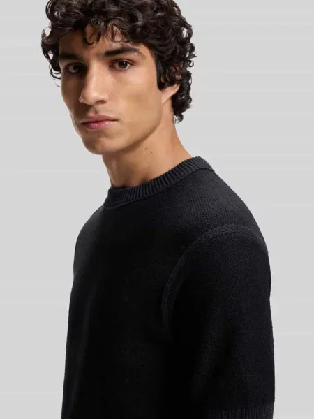 Sweter o kroju regular fit z mieszanka bawełny model KANTONIO' Boss Orange
