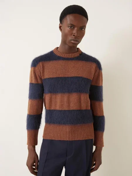 Marni Sweter blau granatowy
