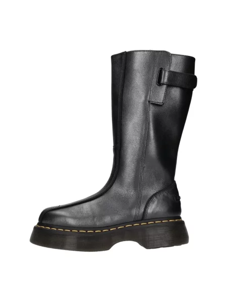 Kozaki Dr. Martens skórzane szare