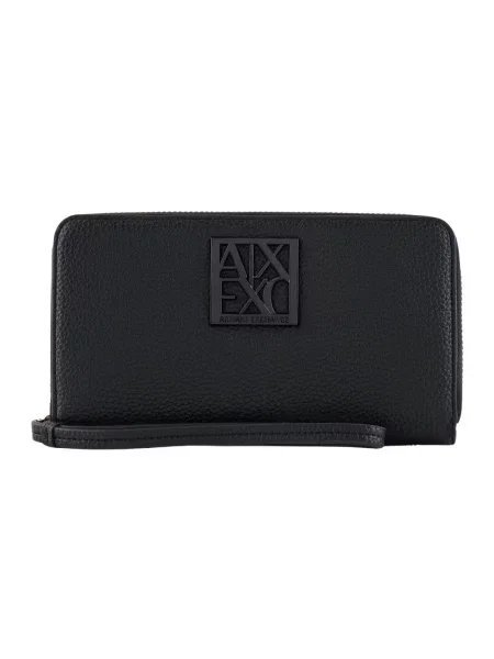 Armani Exchange portfel czarny