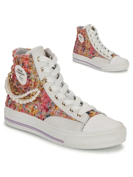 Pantofi Meline alb