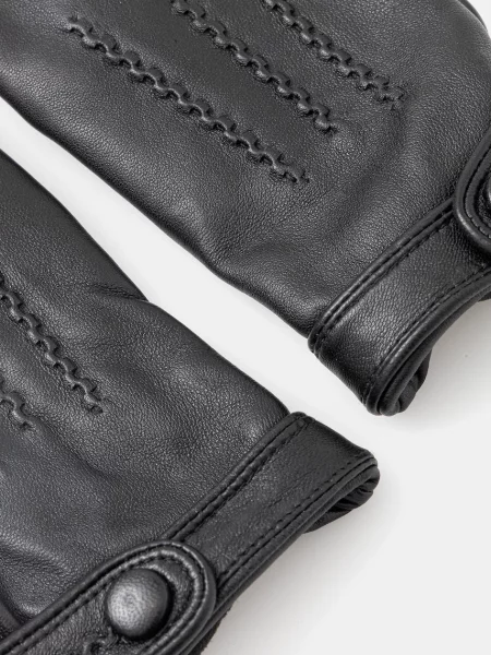 Шкіряні рукавички Marciano Guess чорний