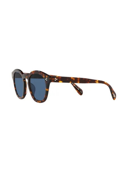 Saulės akiniai Oliver Peoples žalia
