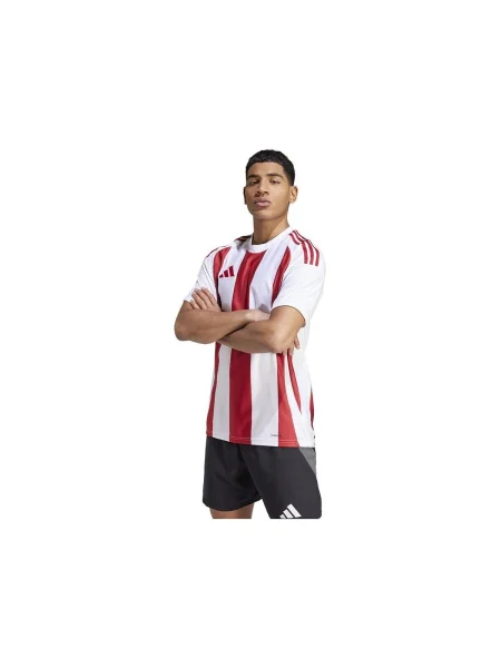 Tricou Adidas cu dungi alb