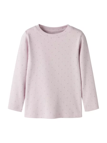 NAME IT Majica NMFODELE šljiva / sivkasto mauve ljubičasta