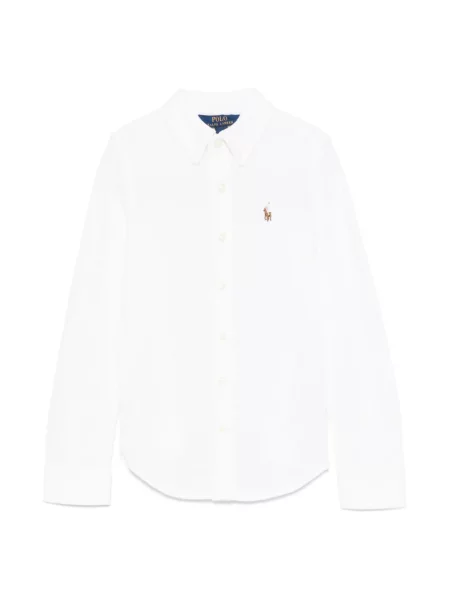 Koszulka polo dziecięca Polo Ralph Lauren biała