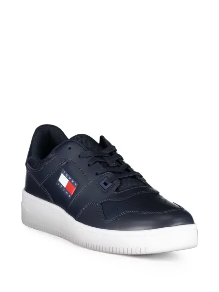 Bőr sneaker Tommy Hilfiger autogrammal kék