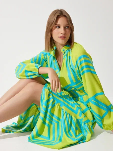 Rochie Happiness İstanbul de costum verde