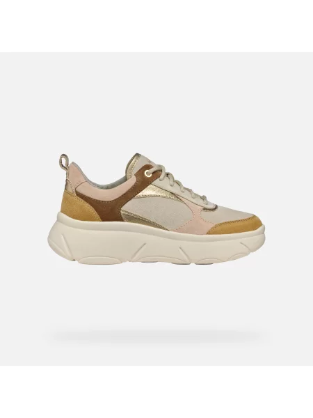 Sneakersy Geox beżowe