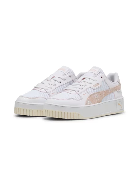 Sneakersy Carina Street Lux Crafted Flowers białe